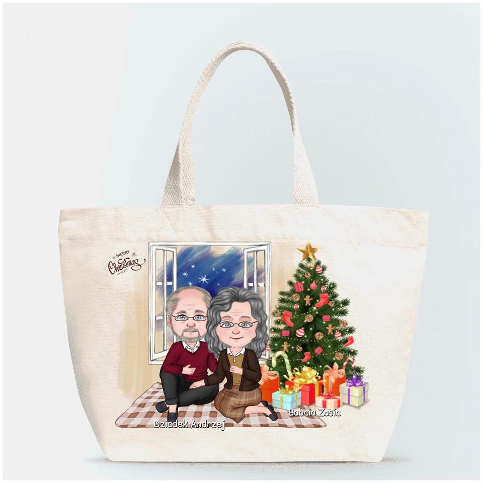 Torba materiałowa personalizowana na dzień babci i dziadka #1