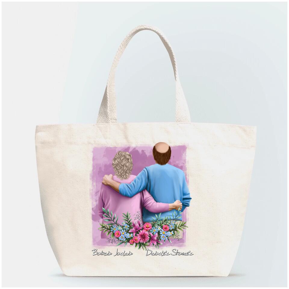 Torba materiałowa personalizowana na dzień babci i dziadka #3