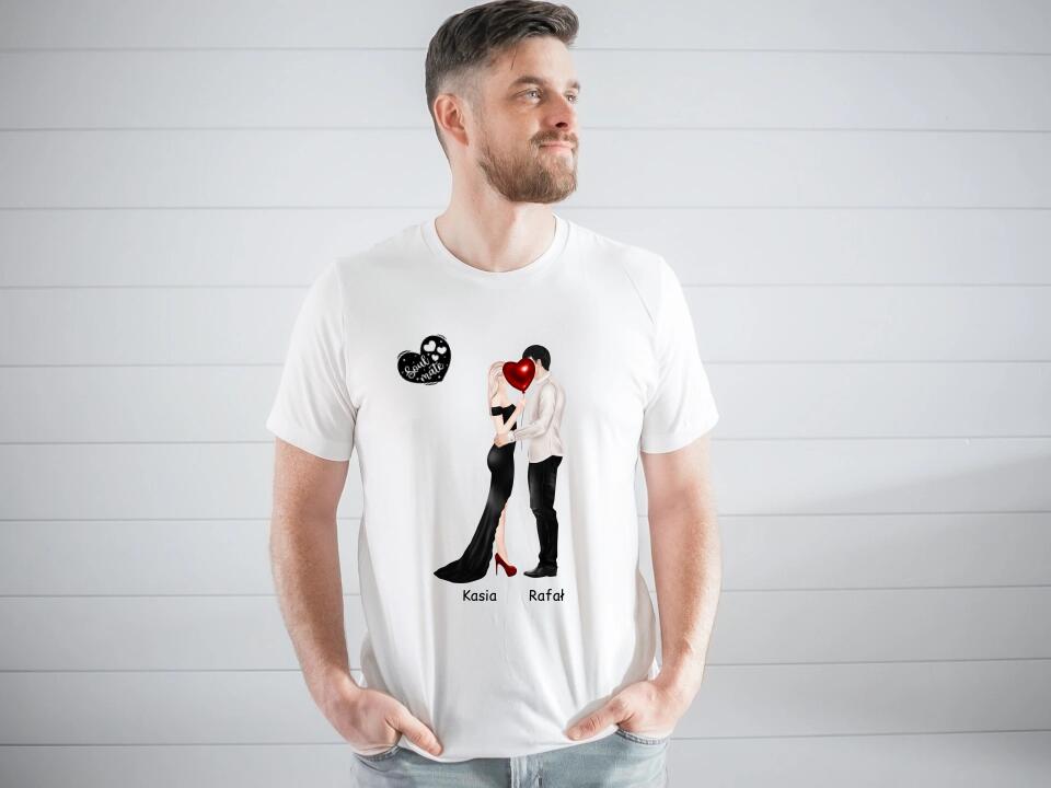 Koszulka dla par | Prezent dla chłopaka i dziewczyny - Personalizowany #P40