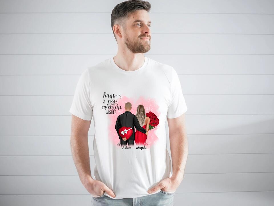 Koszulka dla par | Prezent dla chłopaka i dziewczyny - Personalizowany #P39