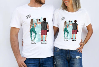Koszulka dla par - Personalizowana #P43