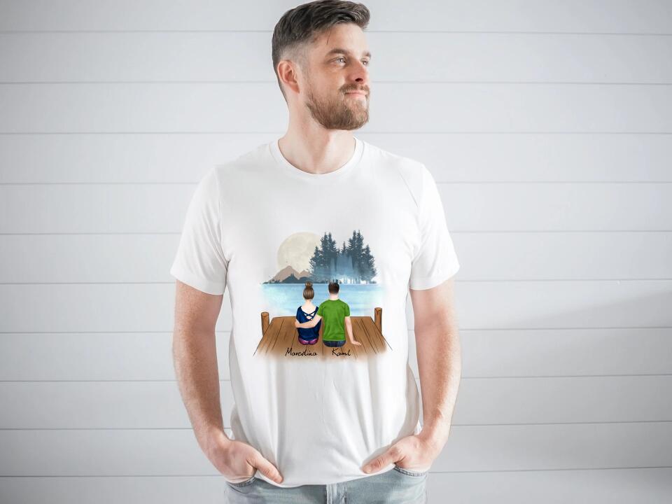 Koszulka dla par | Prezent dla chłopaka i dziewczyny - Personalizowany #P48