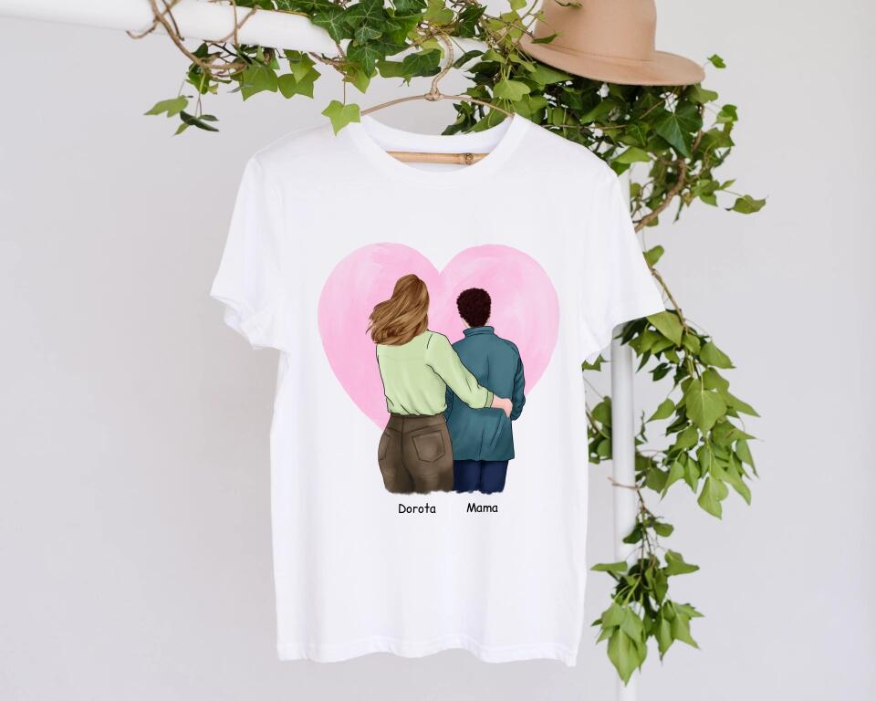 Koszulka dla mamy i córki - Personalizowana (rodzinna) #P22
