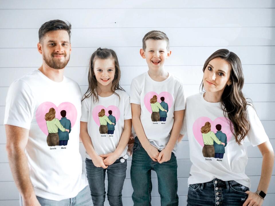 Koszulka dla mamy i córki - Personalizowana (rodzinna) #P22