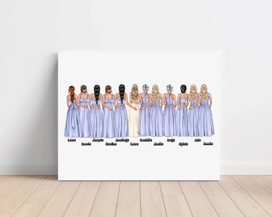 Obraz na płótnie personalizowany - wieczór panieński #20