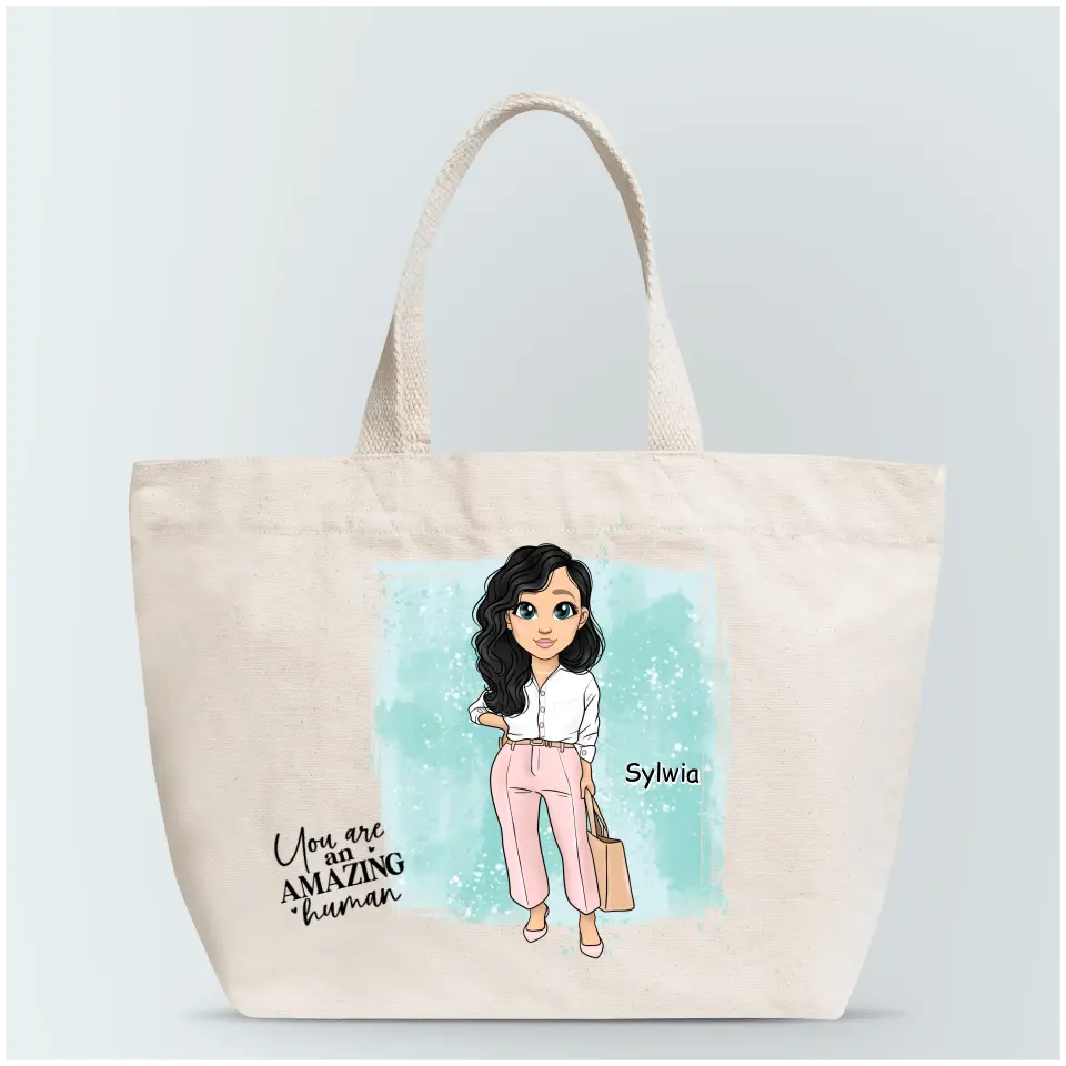 Torba materiałowa personalizowana dla kobiety #3