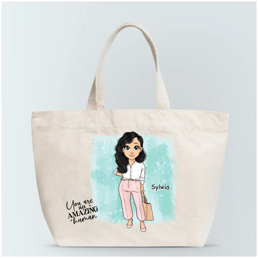 Torba materiałowa personalizowana dla kobiety #3