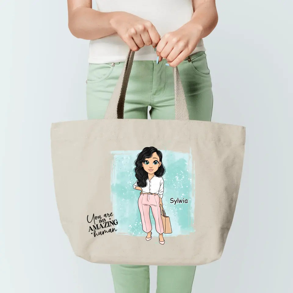 Torba materiałowa personalizowana dla kobiety #3