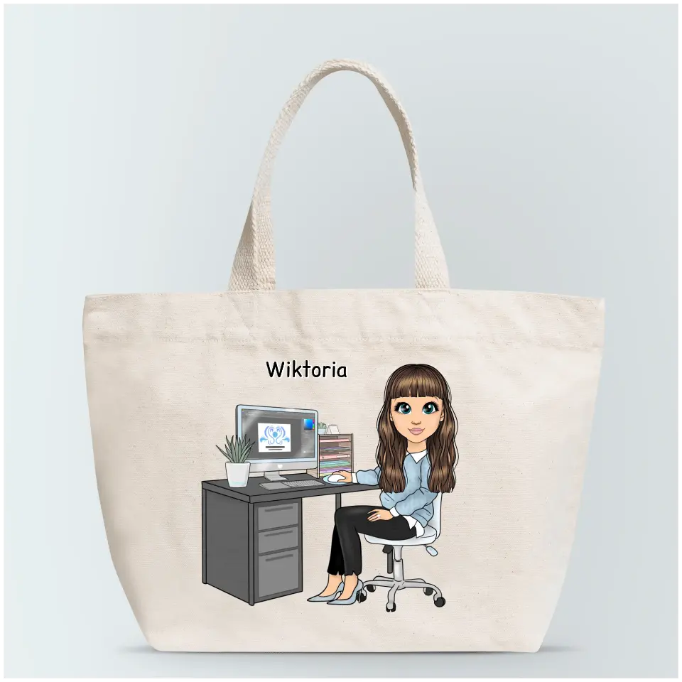 Torba materiałowa personalizowana dla kobiety #4