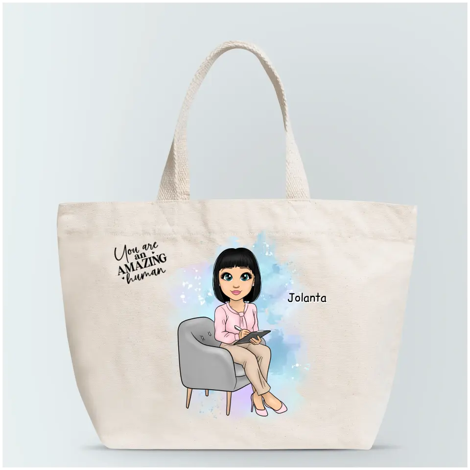 Torba materiałowa personalizowana dla kobiety #5