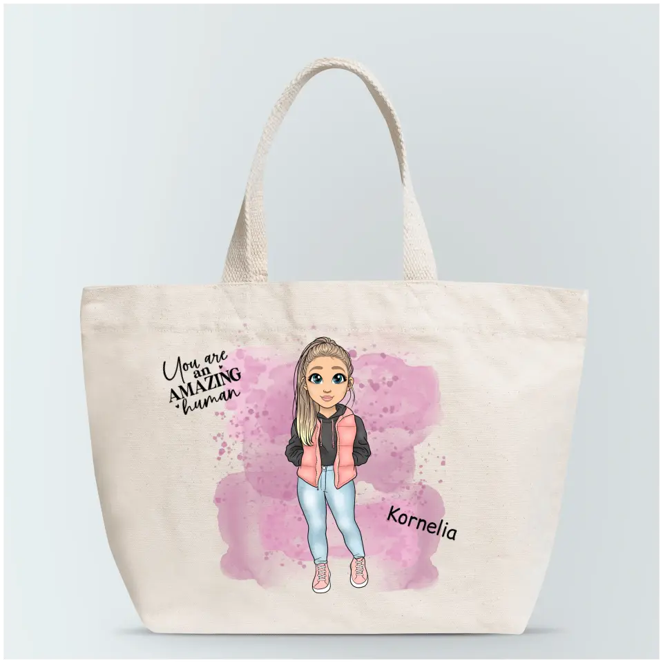 Torba materiałowa personalizowana dla kobiety #6