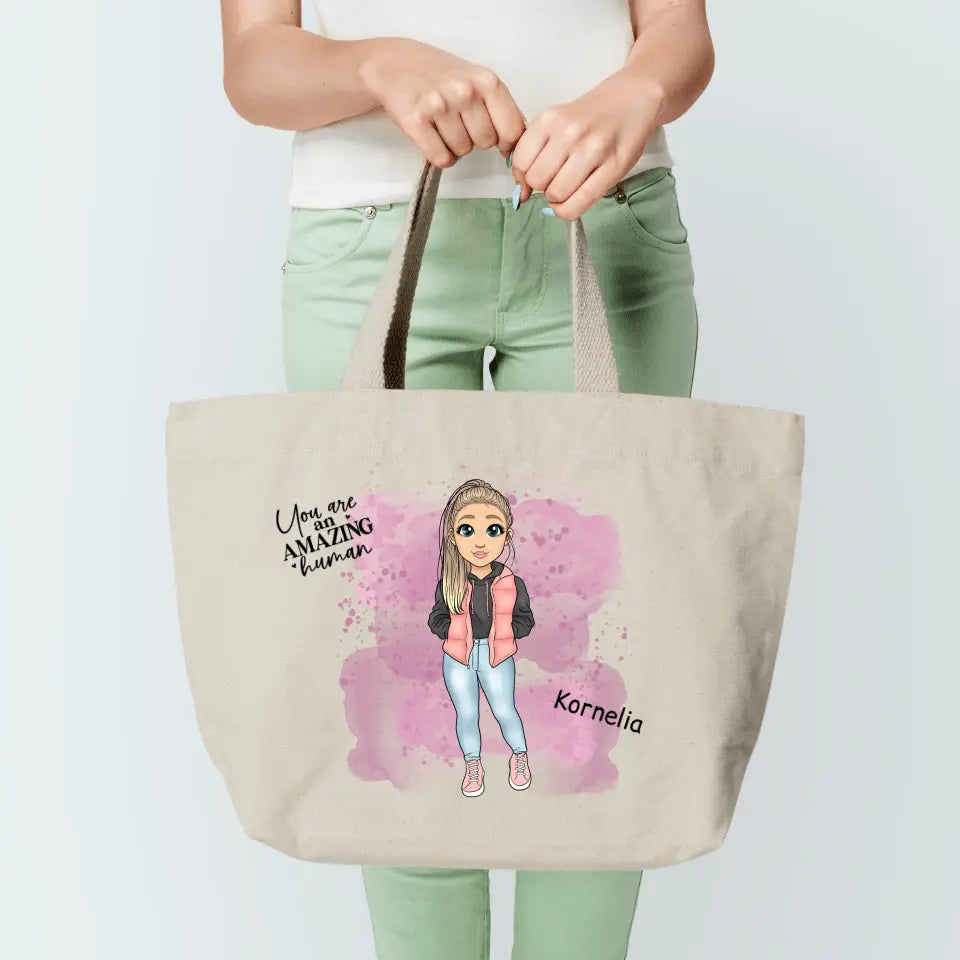 Torba materiałowa personalizowana dla kobiety #6