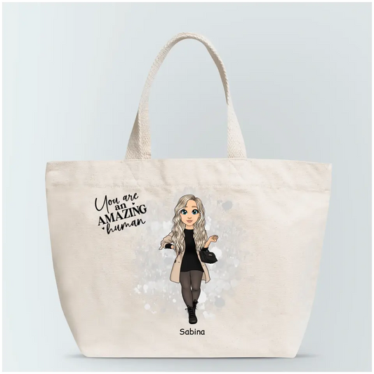 Torba materiałowa personalizowana dla kobiety #11