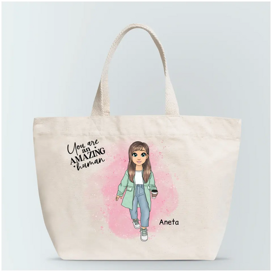 Torba materiałowa personalizowana dla kobiety #13