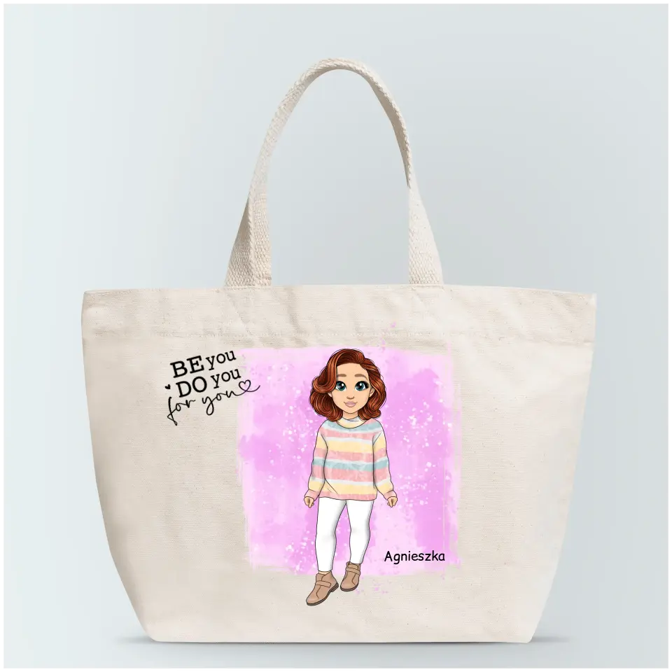 Torba materiałowa personalizowana dla kobiety #21