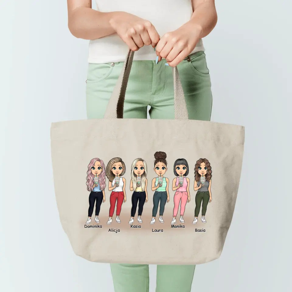 Torba materiałowa personalizowana dla max. 1-6 przyjaciółek #27