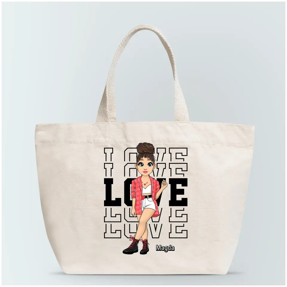 Torba materiałowa personalizowana dla kobiety #26