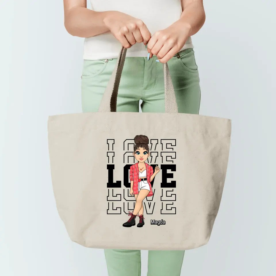Torba materiałowa personalizowana dla kobiety #26