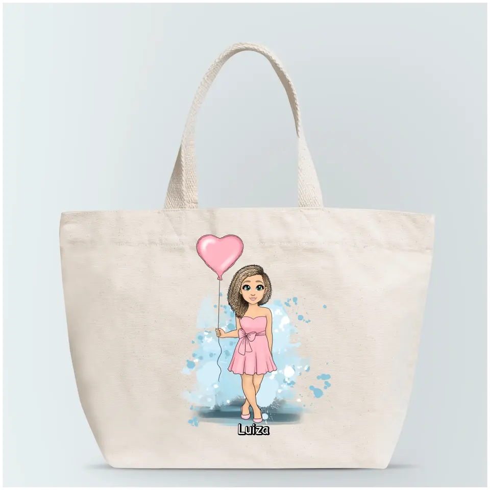 Torba materiałowa personalizowana dla kobiety #24