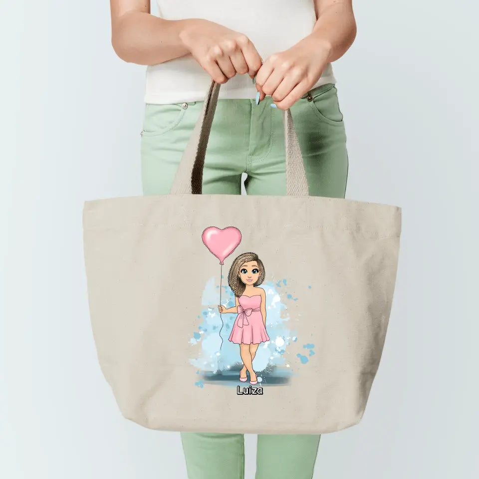 Torba materiałowa personalizowana dla kobiety #24