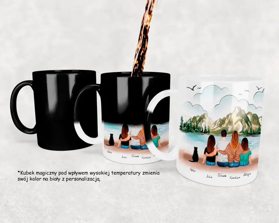 Kubek z kotem - 1-4 pupili #K2