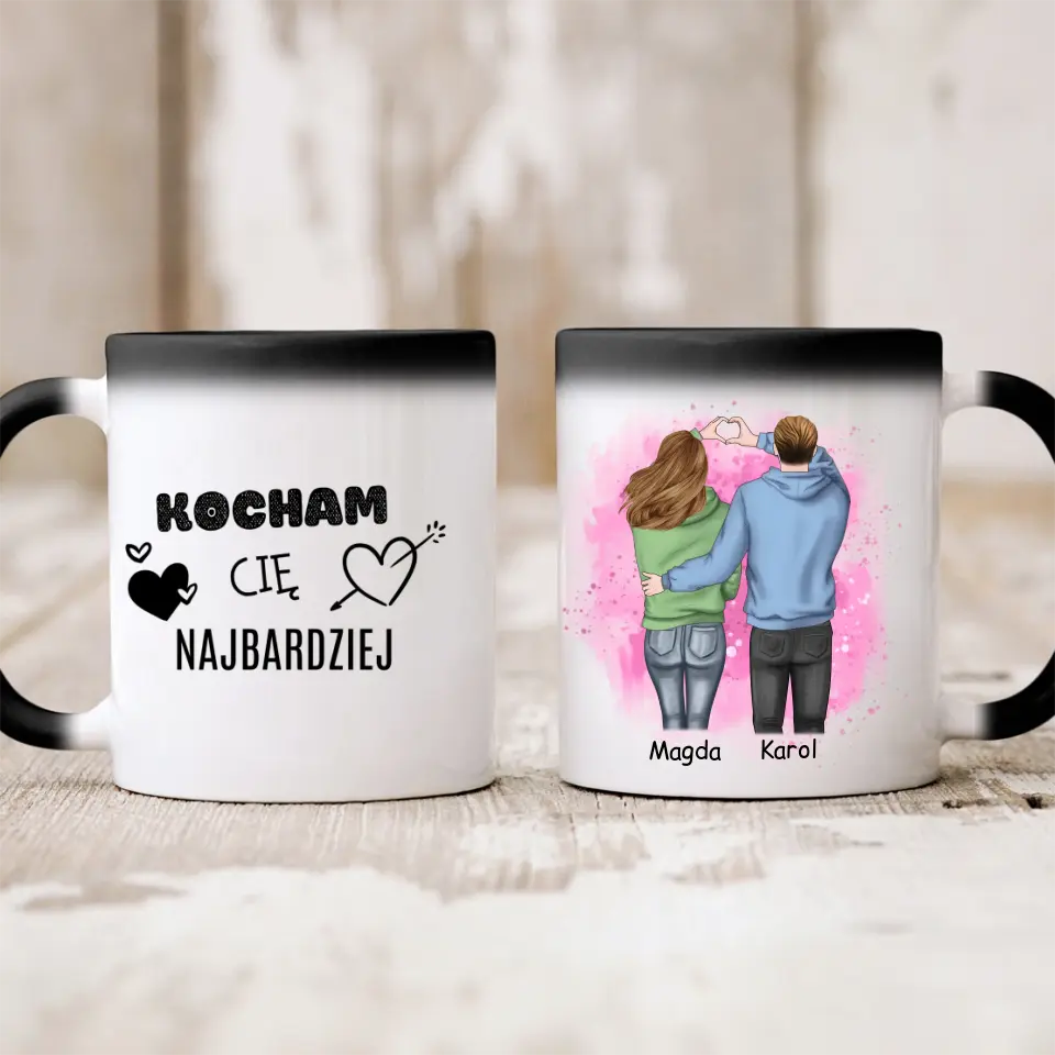 Kubek dla par | Prezent dla chłopaka i dziewczyny - Personalizowany #83