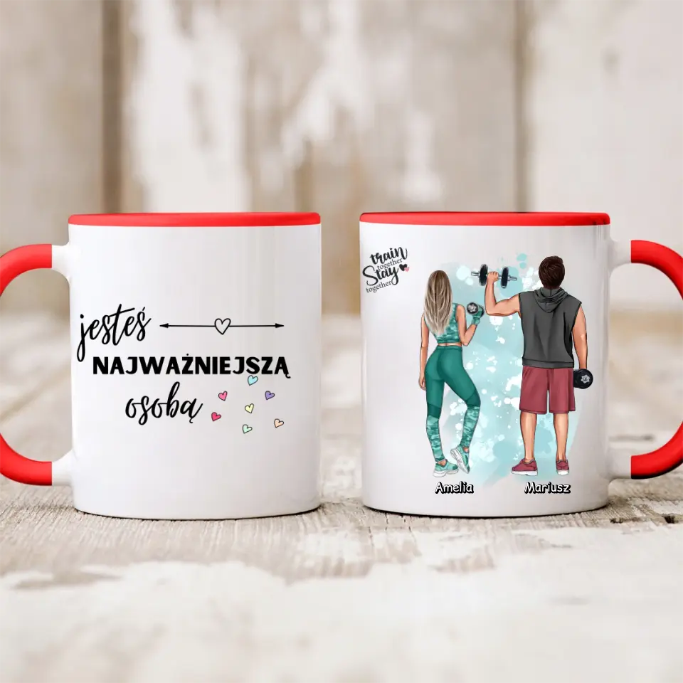 Kubek dla par | Prezent dla chłopaka i dziewczyny - Personalizowany #82
