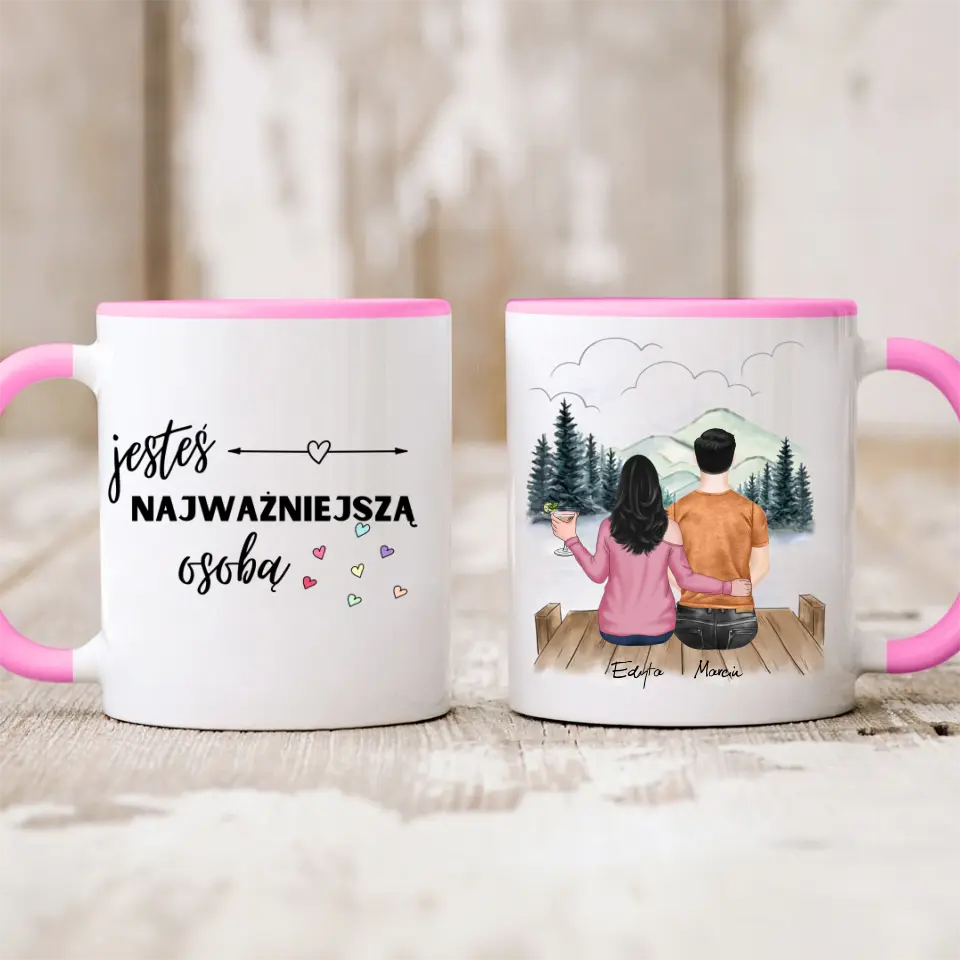 Kubek dla par | Prezent dla chłopaka i dziewczyny - Personalizowany #29