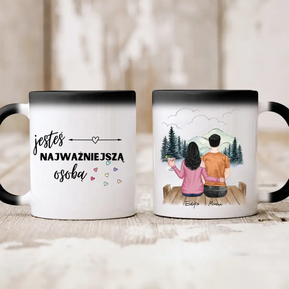Kubek dla par | Prezent dla chłopaka i dziewczyny - Personalizowany #29