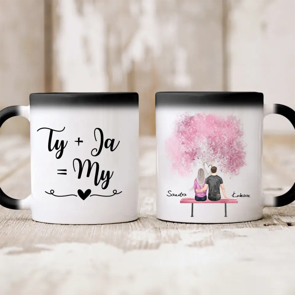 Kubek dla par | Prezent dla chłopaka i dziewczyny - Personalizowany #27