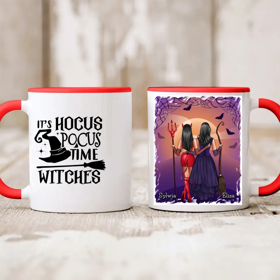 Kubek personalizowany dla przyjaciółek na halloween #H2