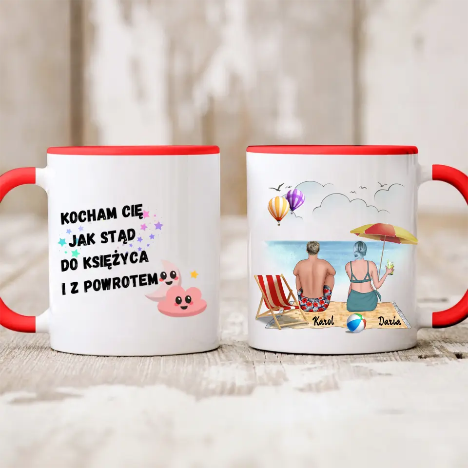 Kubek dla par | Prezent dla chłopaka i dziewczyny - Personalizowany #217