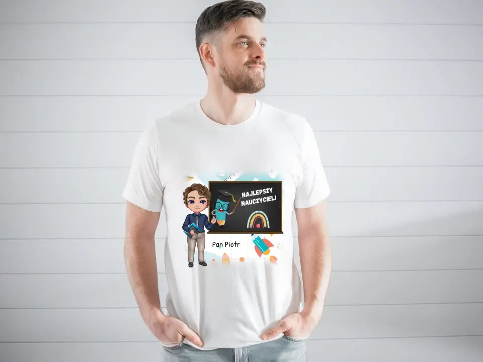 Koszulka dla nauczyciela - Personalizowana #4