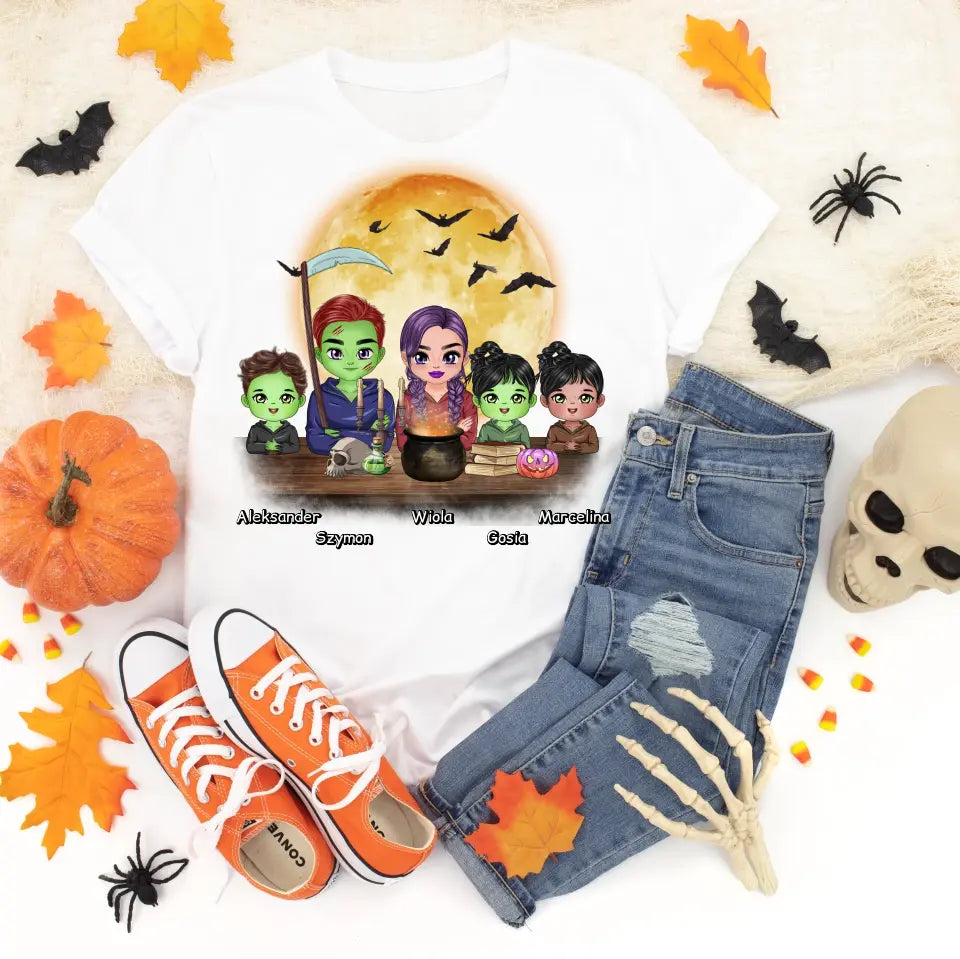 Koszulka rodzinna na Halloween - Personalizowana #1