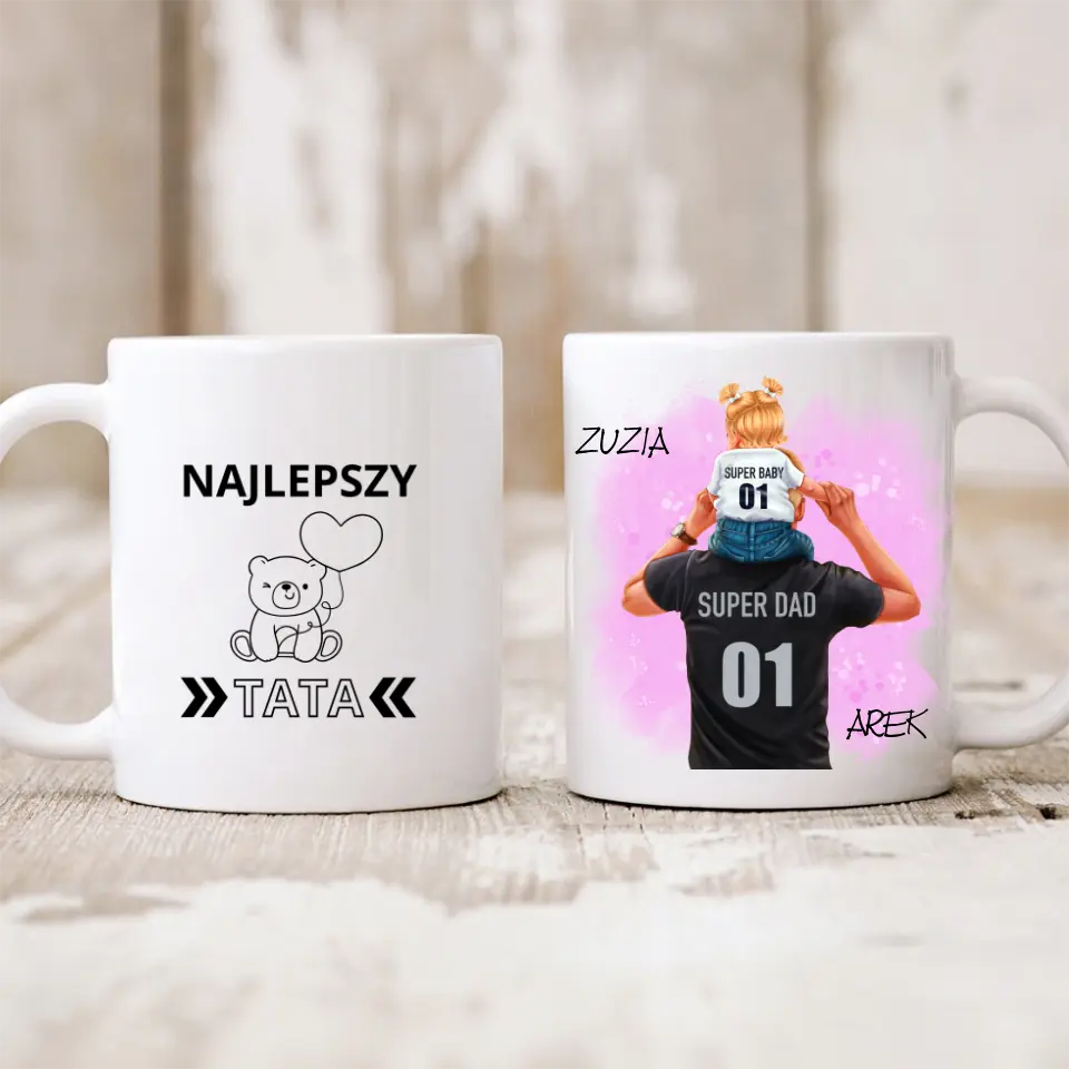 Kubek dla taty + dziecko #2