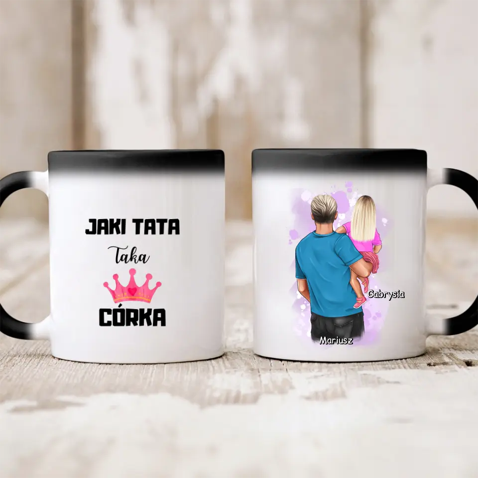 Kubek rodzinny - tata + córka #P16