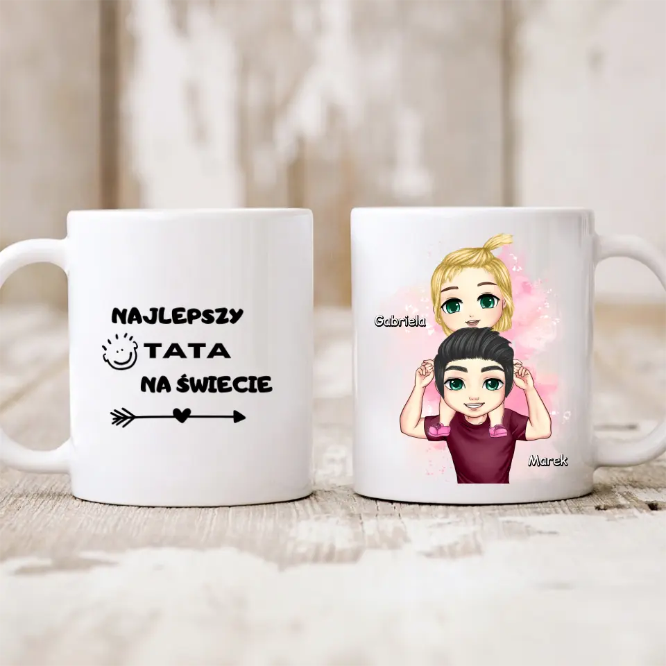 Kubek dla taty + córki #P26