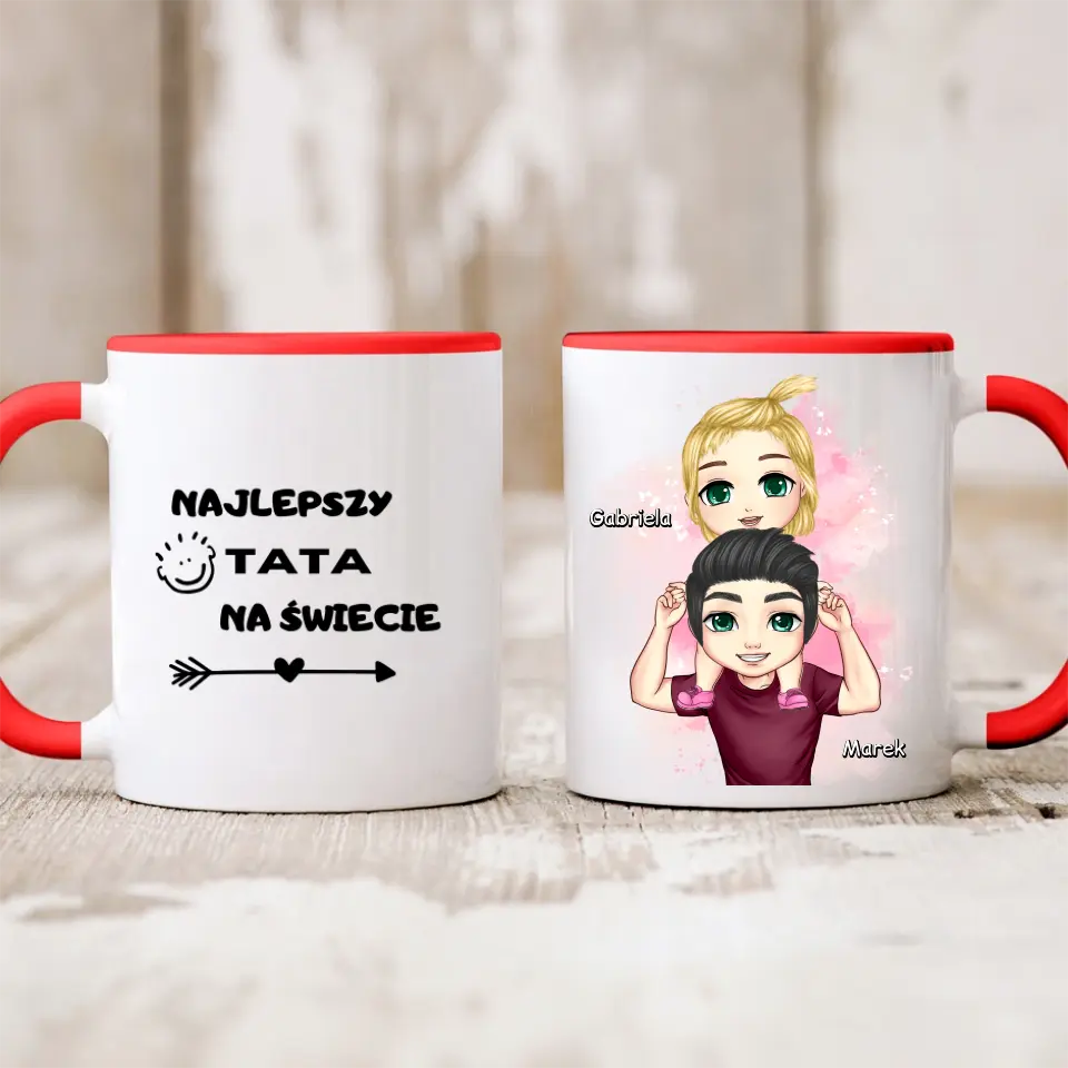 Kubek dla taty + córki #P26