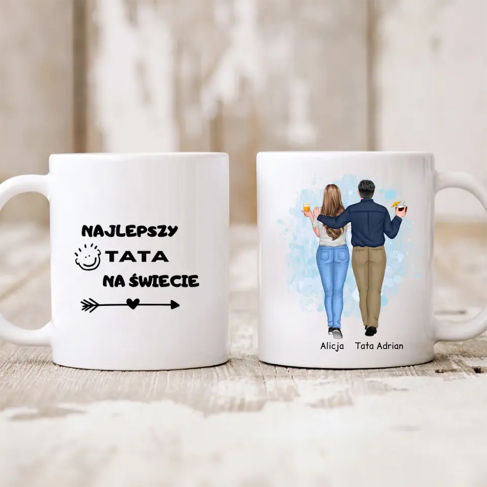 Kubek dla taty + córki #10011