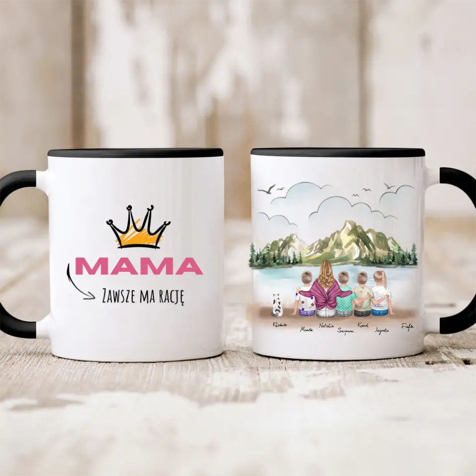 Kubek rodzinny - mama + max do 4 dzieci + do max 2 pupili