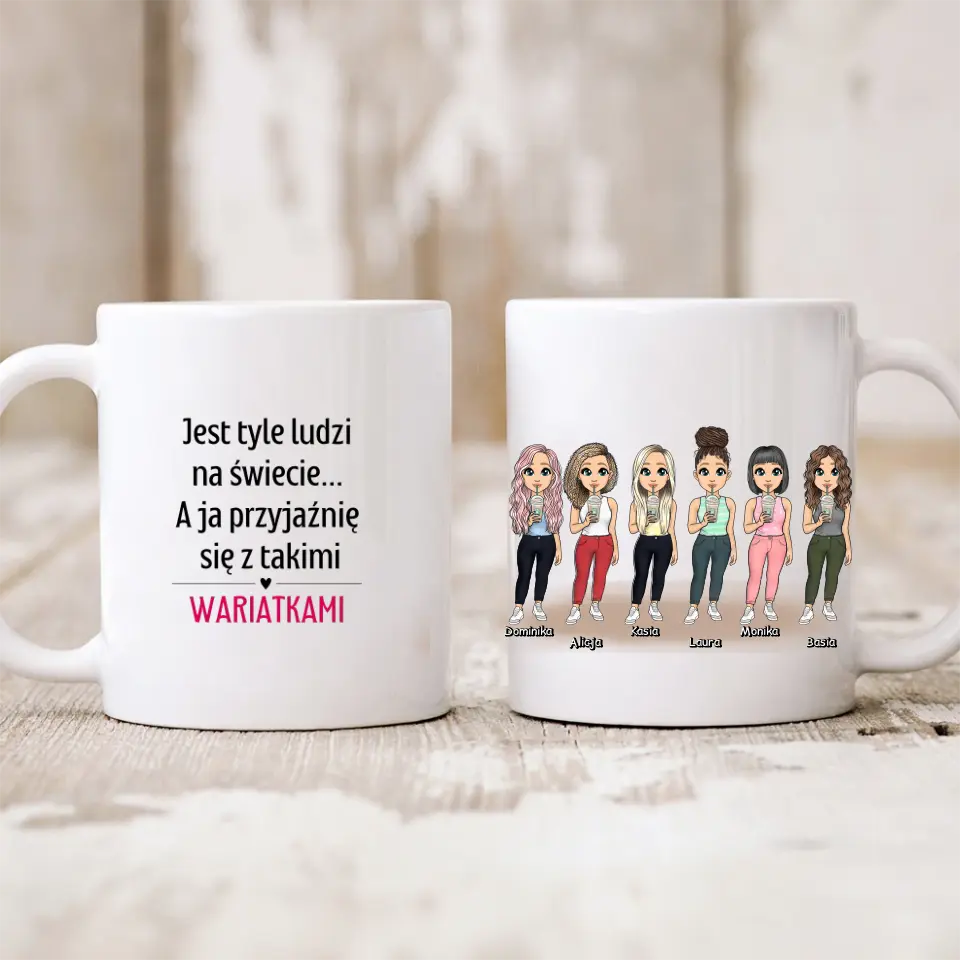 Kubek dla przyjaciółek max. 1-6 osób #99