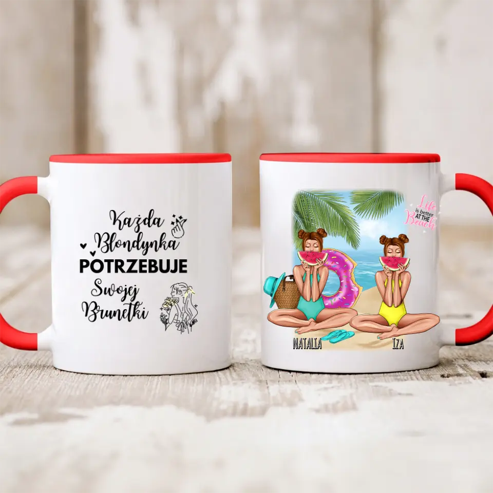 Kubek dla przyjaciółek 1-2 osób #P28