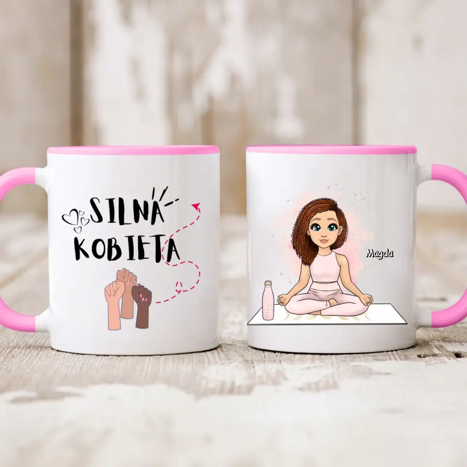 Kubek dla kobiety 1 osoba - Joga #9