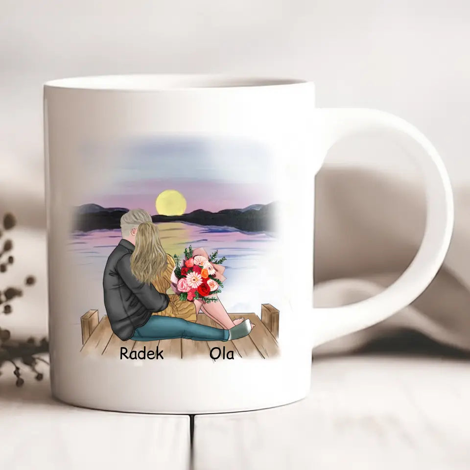 Kubek dla par | Prezent dla chłopaka i dziewczyny - Personalizowany #661