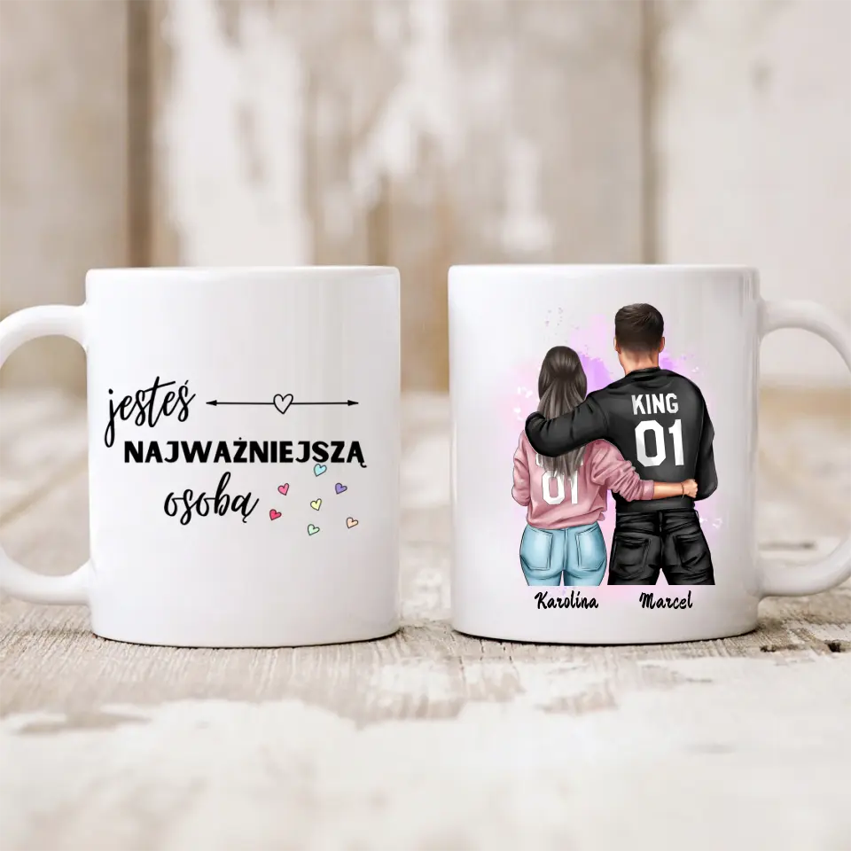 Kubek dla par | Prezent dla chłopaka i dziewczyny - Personalizowany #24