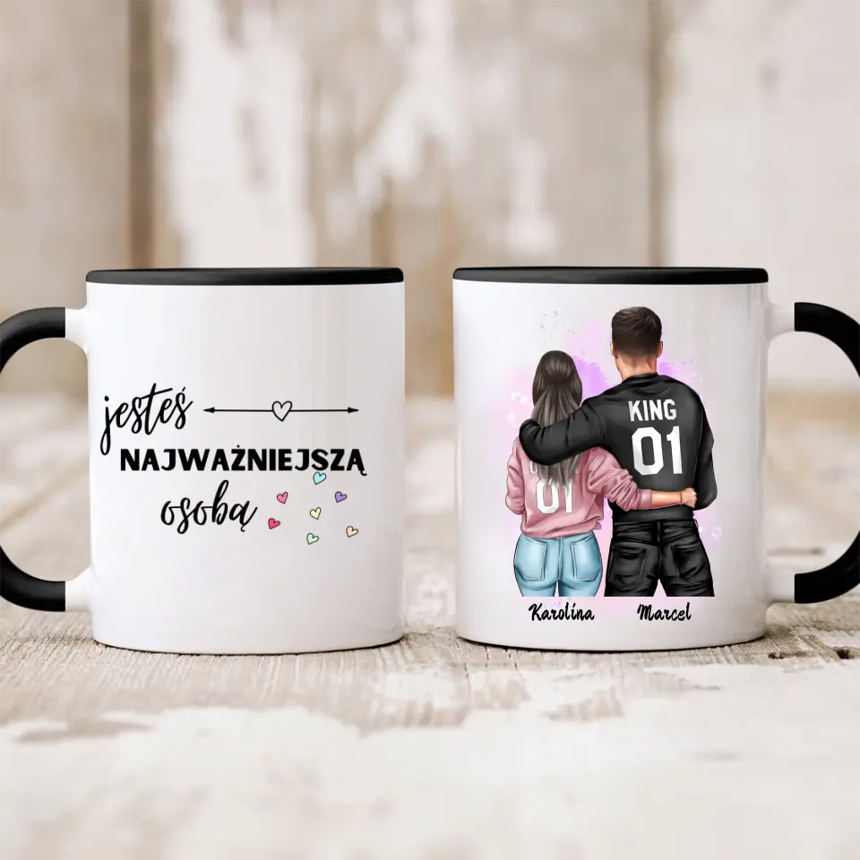 Kubek dla par | Prezent dla chłopaka i dziewczyny - Personalizowany #24
