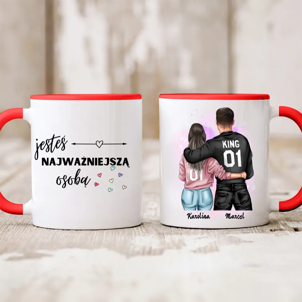 Kubek dla par | Prezent dla chłopaka i dziewczyny - Personalizowany #24