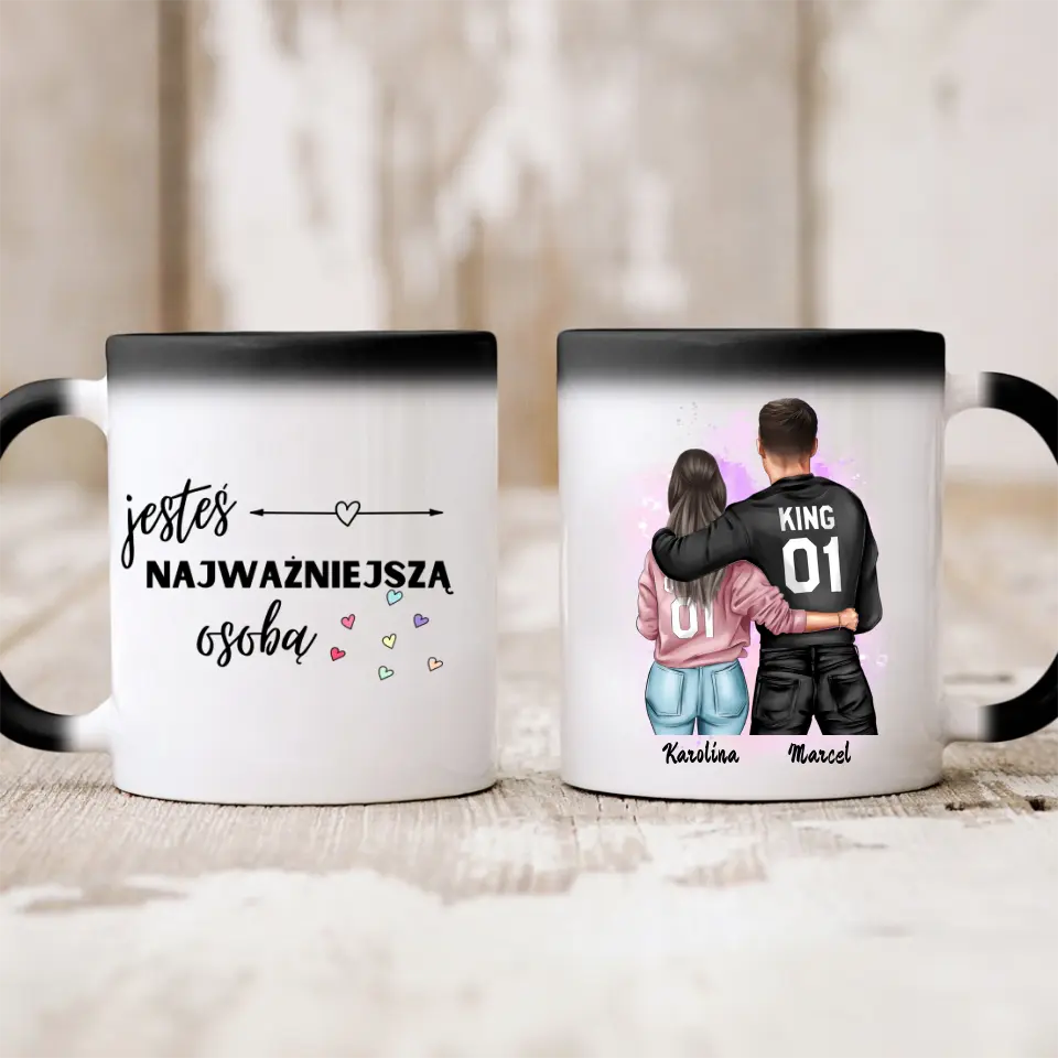 Kubek dla par | Prezent dla chłopaka i dziewczyny - Personalizowany #24