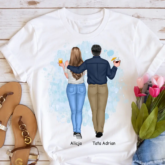 Koszulka dla taty i córki - Personalizowana (rodzinna) #1213