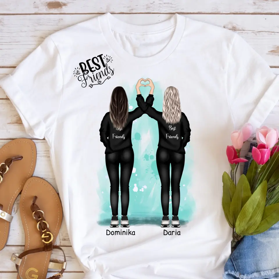Koszulka dla przyjaciółek - Personalizowana #P47